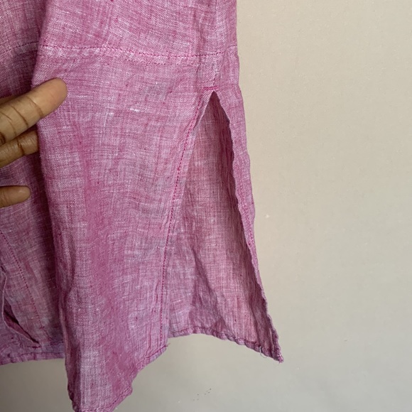 ‘TAHARI’ PINK LINEN BLOUSE!! - Picture 4 of 7